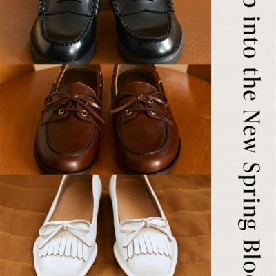 軽やかな季節に、真新しい春のスリッポン —Slip Into The New