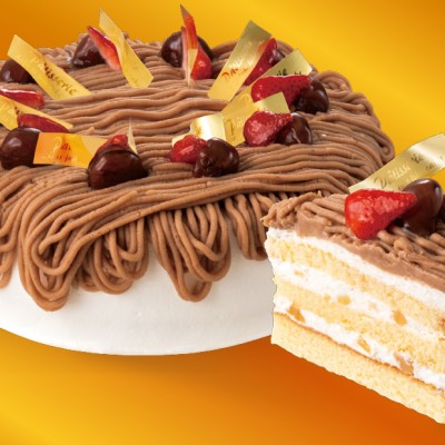 モンブランショートケーキ